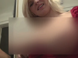 Touching my large tits while teasing my pussy for you