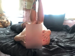 I love teasing my love tunnel with a sex toy