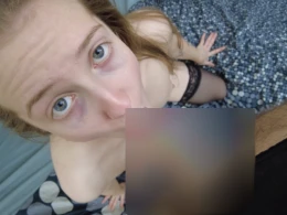 Horny teen gives amazing head