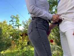You Won't Believe What This Blonde Milf Did Outside! 💖👀