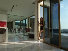 Stunning babe in heels could not resist my hard cock