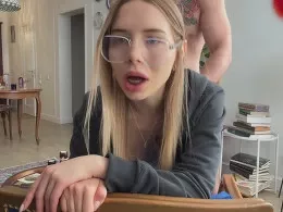 Alone with Step Sister, Her Ripped Jeans Lead to Hardcore Sex