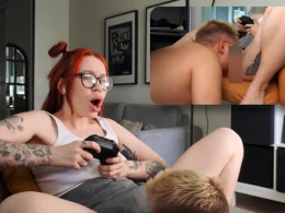 My gamer GF loves playing games and getting eaten out