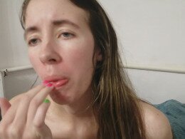 My ex sent me this video of her masturbating hard