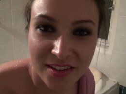 Do you love watching me caress myself in the bathroom?