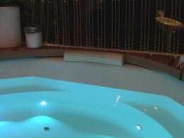 Horny MILF first time fucked in jacuzzi