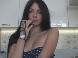 Cute girl displays her adorable face in front of the camera
