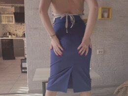 Wearing high heels while touching myself and thinking of you