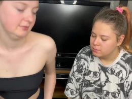Just Two Hot Busty Honeys Fooling Around and Getting Wild Together  🥰☺️