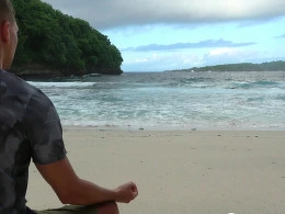 Meditation ended with super hot blowjob POV