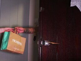 Tattooed neighbour came over for coffee and dick