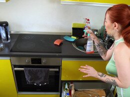 Angry Over Kitchen Mess? I Let Him Fuck Me to Make It Better 🔥💦