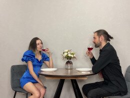 From Flirty Dinner to Hard Couch Fuck, Our First Date Ends With Pure Passion 💦🥒