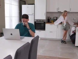 Mans Gone, Plumber Drops Wrench and Pounds My Pussy Raw