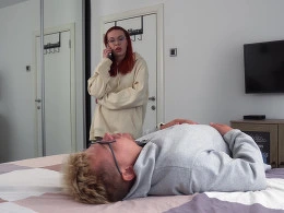 Sharing One Bed With My Busty Step Mom Led To Me Fucking Her Pussy