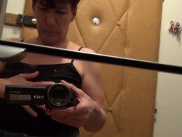 Horny Granny Takes Selfie Video While Masturbating Her Hairy Pussy