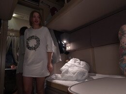 We Fuck Hard In Our Moving Train Cabin