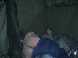 Camping Alone in One Tent Redhead Stepmom Ends Up Riding Me Under Stars