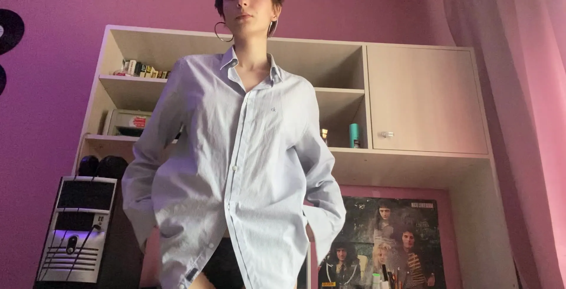 Short Haired Teen Girl With Beautiful Body