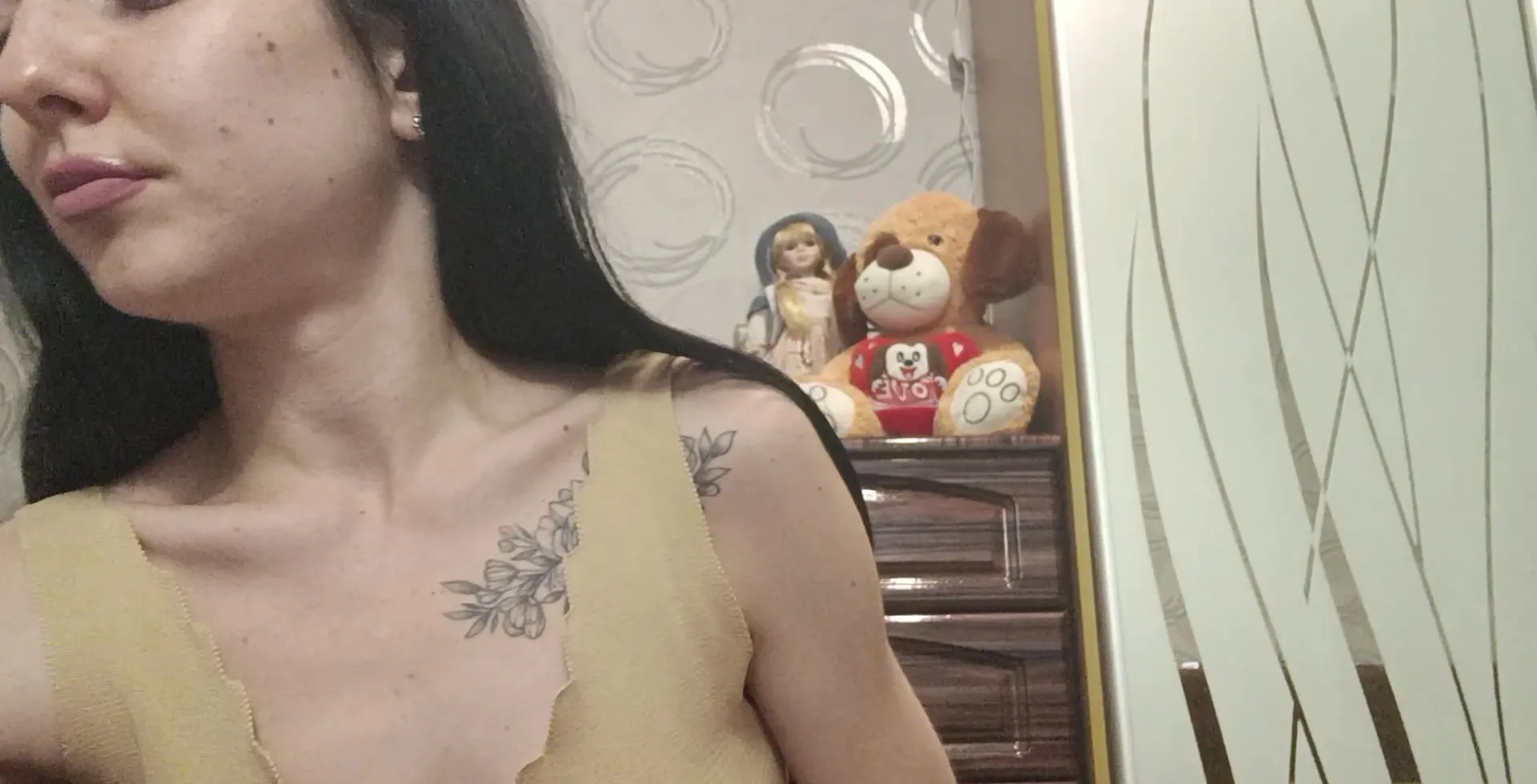 Wearing My Black Stockings While Drilling My Tight Ass On Camera