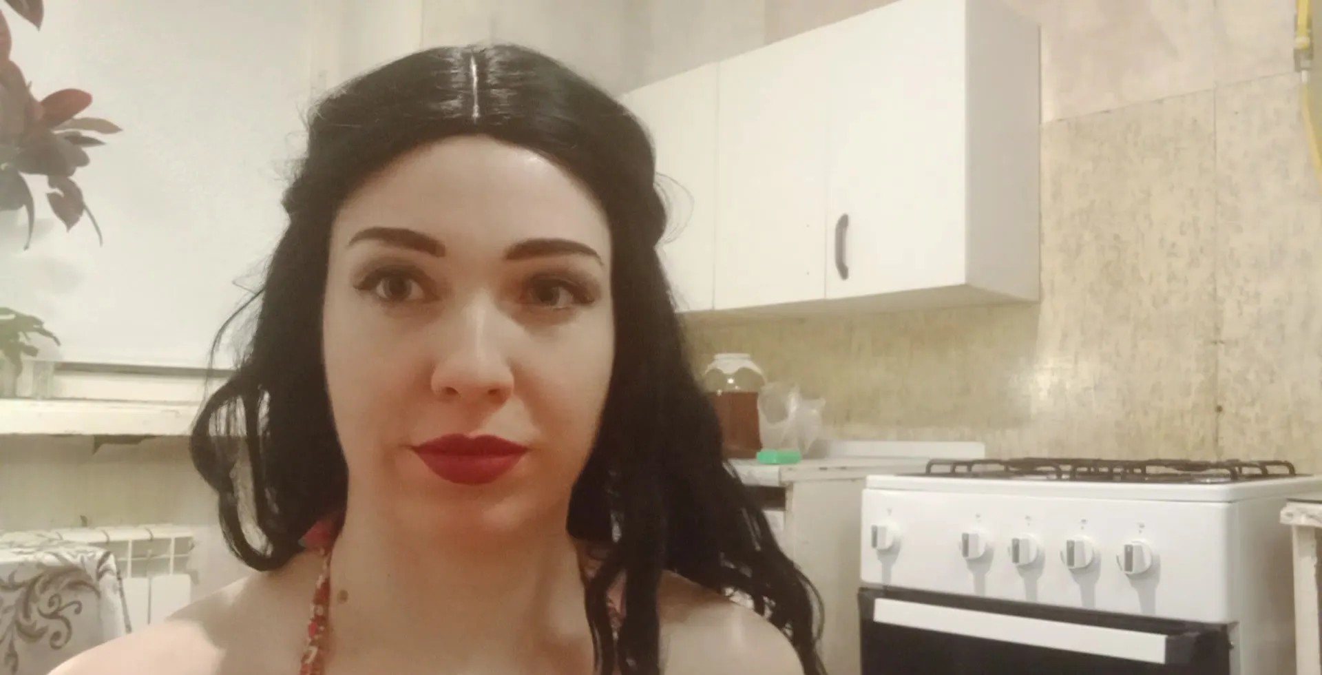 Doing A Bit Of Cooking While Showing Off My Wet Slit