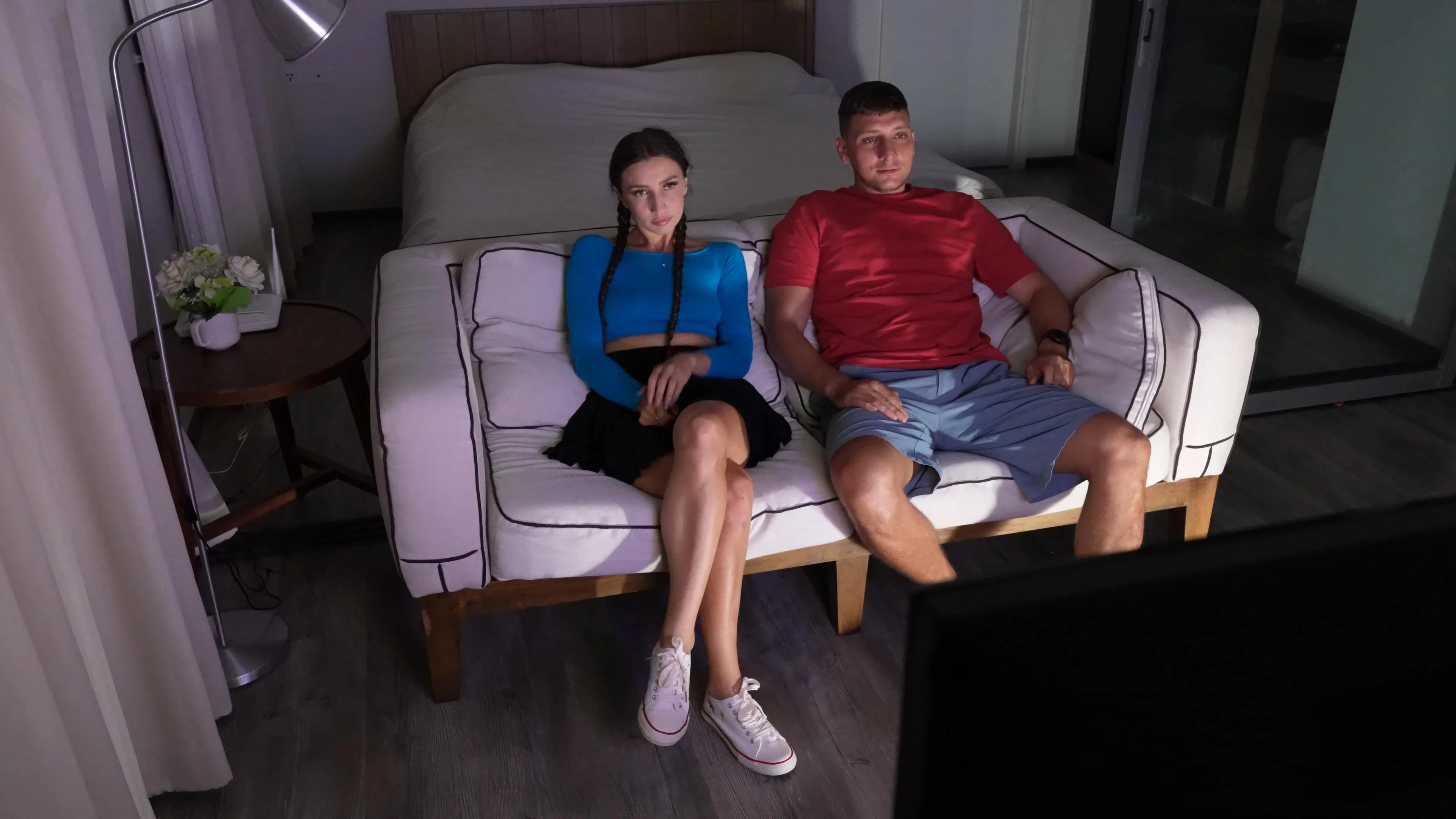 blowjob couch 