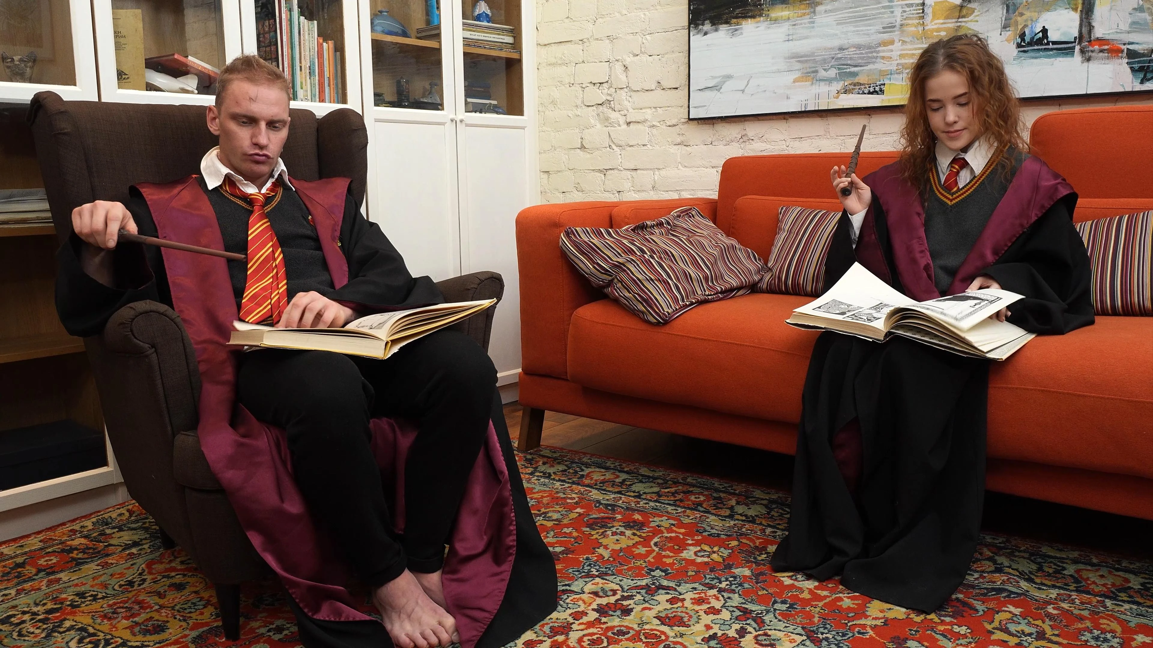 Horny Cosplay Girl Gets On Her Knees Ot Suck A Dick