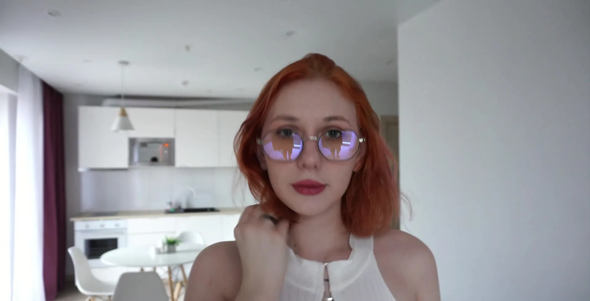 Redhead Hottie Loves Getting Fucked While Standing