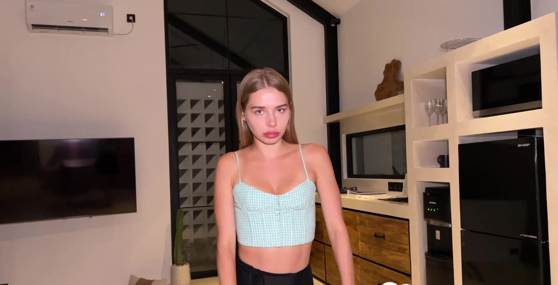 I Tell My Step Dad About My First Boyfriend's Urges! And Then Let Him Fuck My Pussy