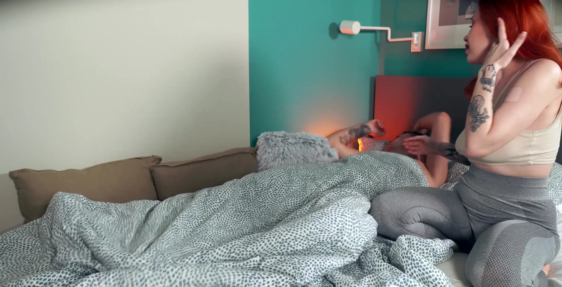 Her Torn Pants In My Room Lead Us To A Wild Fuck Session